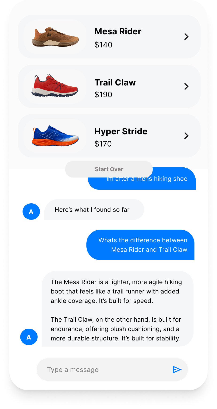 Recommendation Results